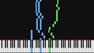 Ludwig van Beethoven - 6 Bagatelles, op. 126 No. 5 in G major Quasi Allegretto | Piano Visualization