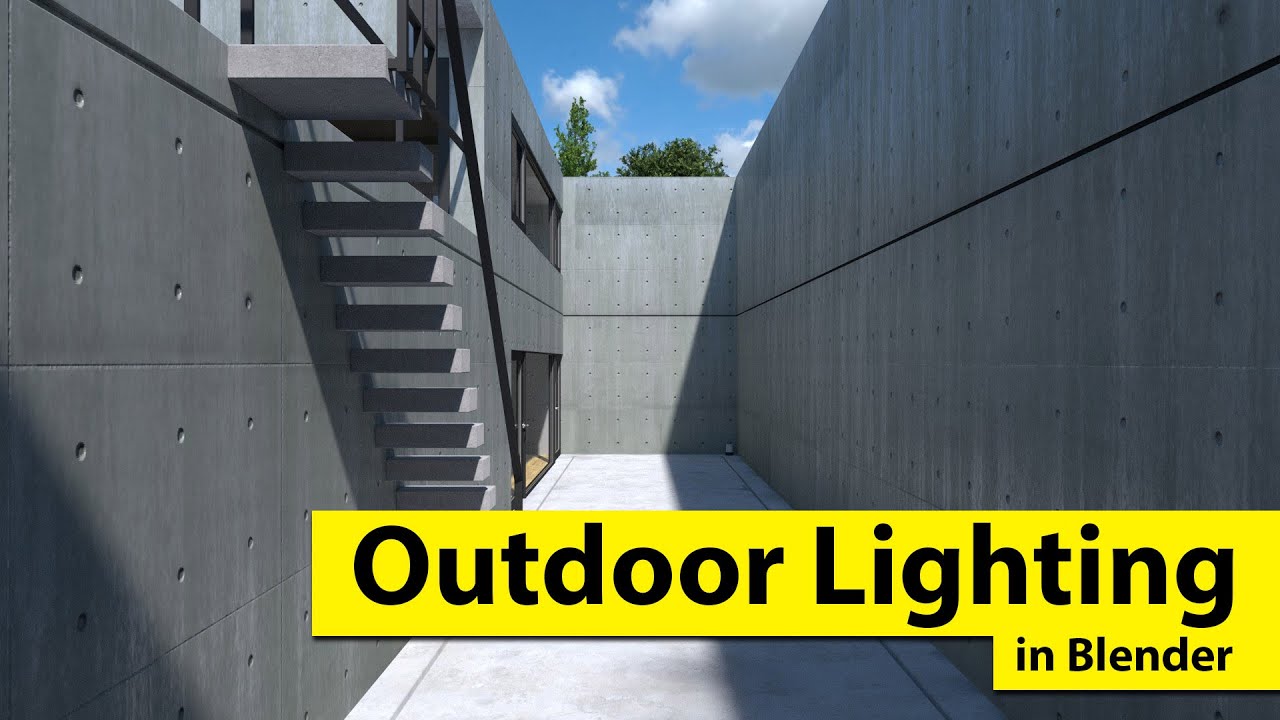 How to do Outdoor Lighting in Blender (correctly) - YouTube