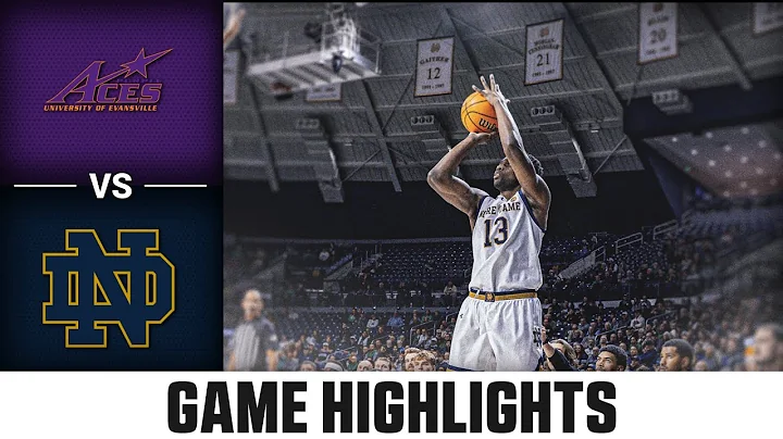 Evansville vs. Notre Dame Game Highlights | 2025-26 ACC Men's Basketball
