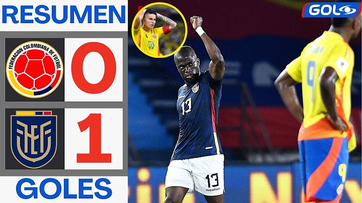 ¡MEDIO SIGLO DESPUES ECUADOR VENCIO! Colombia vs Ecuador 0-1 Resumen Completo | GOL CARACOL