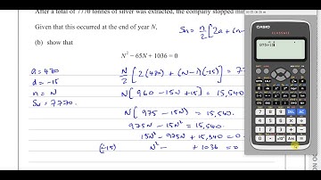 WMA12/01 IAL (Edexcel) P2 October 2021 Q5 Arithmetic Sequences & Series, Modelling