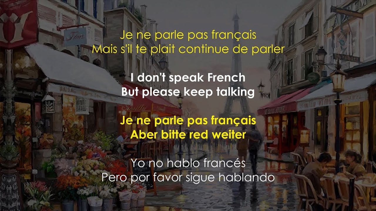 Namika   Je ne parle pas Franais French English German  Spanish Lyrics