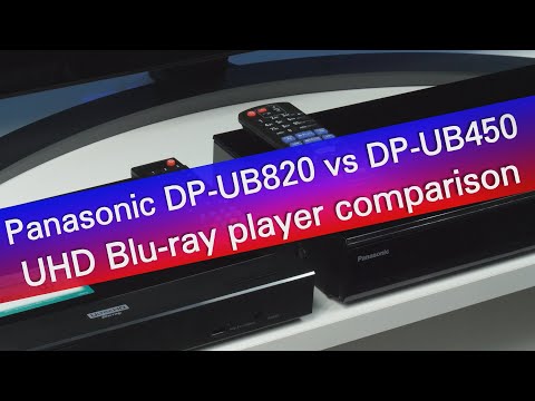 Panasonic DP-UB820 vs DP-UB450 Ultra HD Blu-ray player comparison