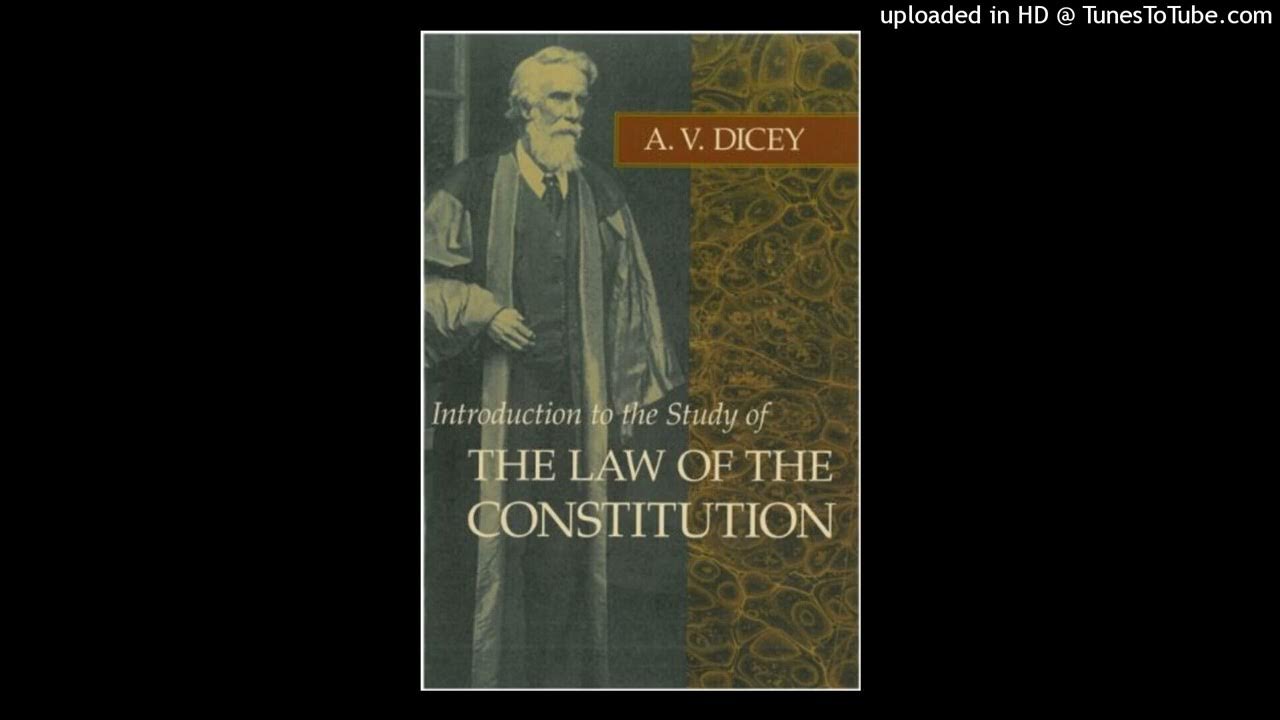Introduction to the Study of the Law of the Constitution (A. V. Dicey