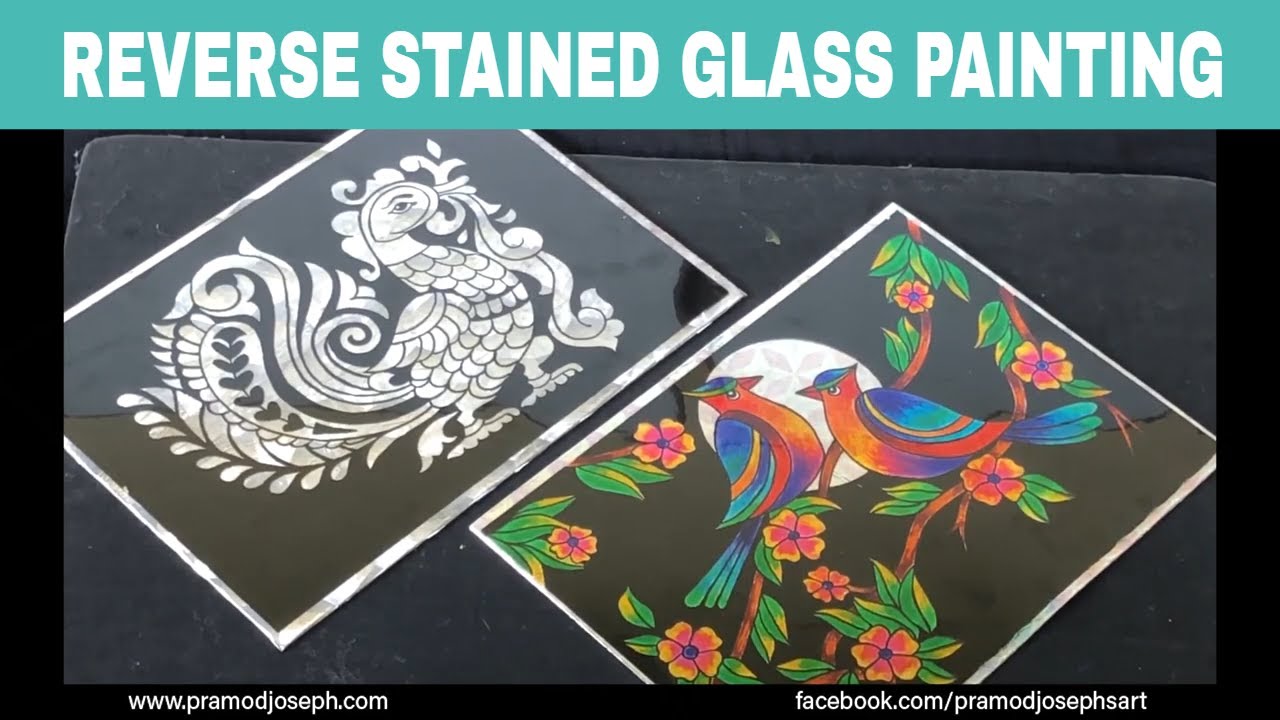 Reverse Stained Glass Painting | Pramod Joseph - YouTube