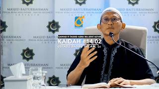 Kaidah 14 Baian 02 - Kaidah Tauhid Asma Wa Sifat #27-09 - Ust Badru Salam, Lc