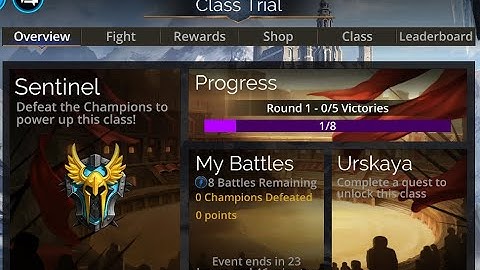 [Gems of War] Class Event Sentinel