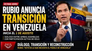🔴 EN VIVO | Marco Rubio anuncia el inicio de la transición democrática en Venezuela