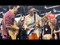 Matteomancusoofficial and corywongmusic  at namm 2024  jam part 5 sunny