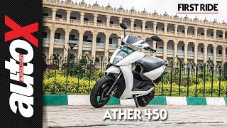 Ather 450 Review: First Ride Review | Time to Go Green? | autoX