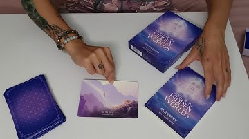 Oracle of the Hidden Worlds Review Unboxing plus message for everyone from the oracle!