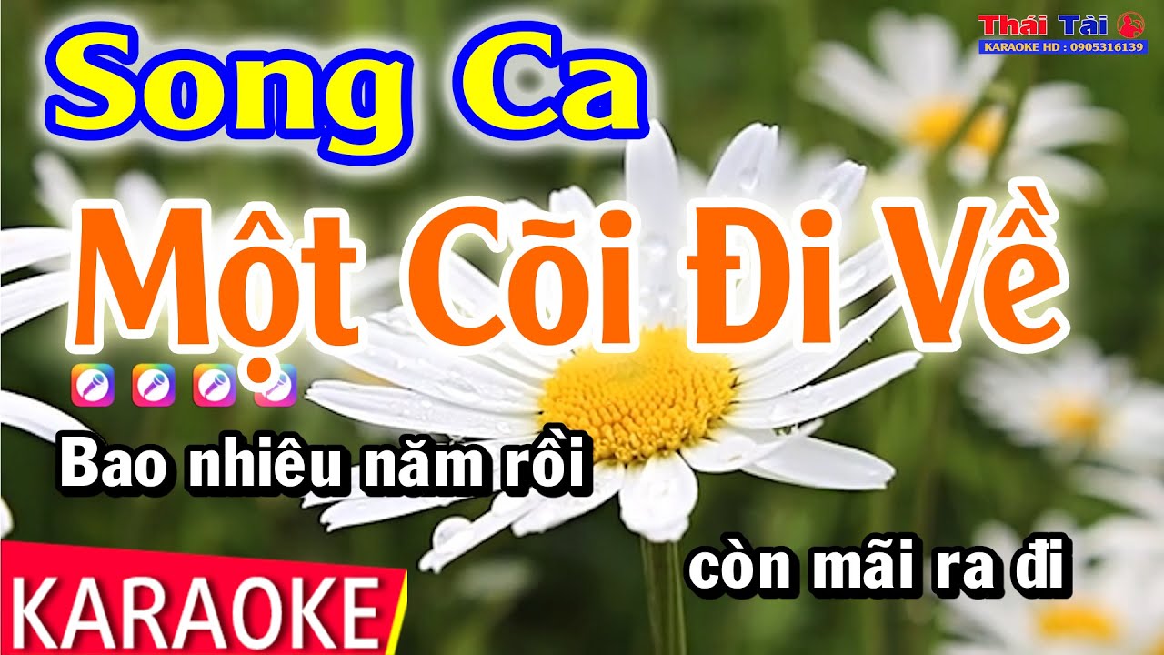 Karaoke Một Cõi Đi Về Song Ca | Thái Tài