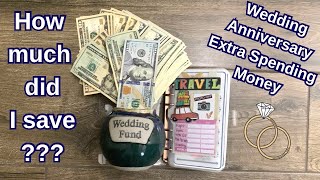 Final count of wedding anniversary spending money