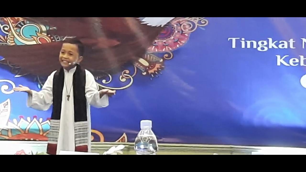 Juara 1 Gold Champion Lomba Bertutur Kitab Suci Anak 