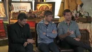The Hobbit (2012) Exclusive Martin Freeman, Richard Armitage & Andy Serkis Interview