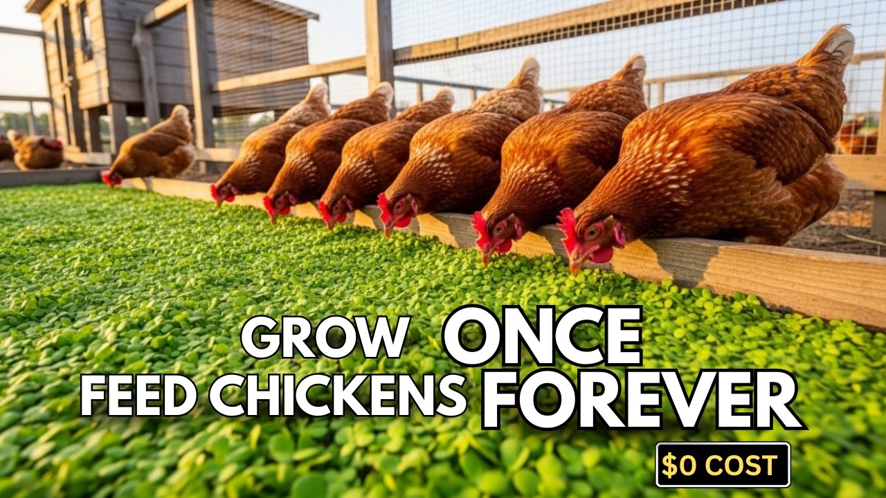 This Free Plant Replaces All Chicken Feed. Grow Itself Forever. Why It's Hidden