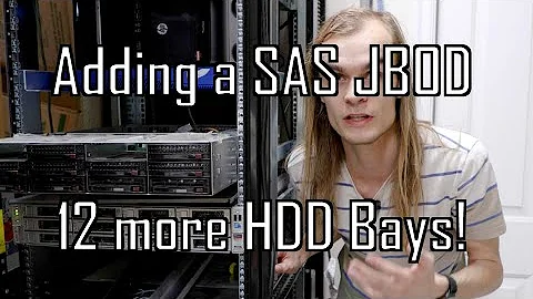 Expanding my server's storage with a SAS JBOD