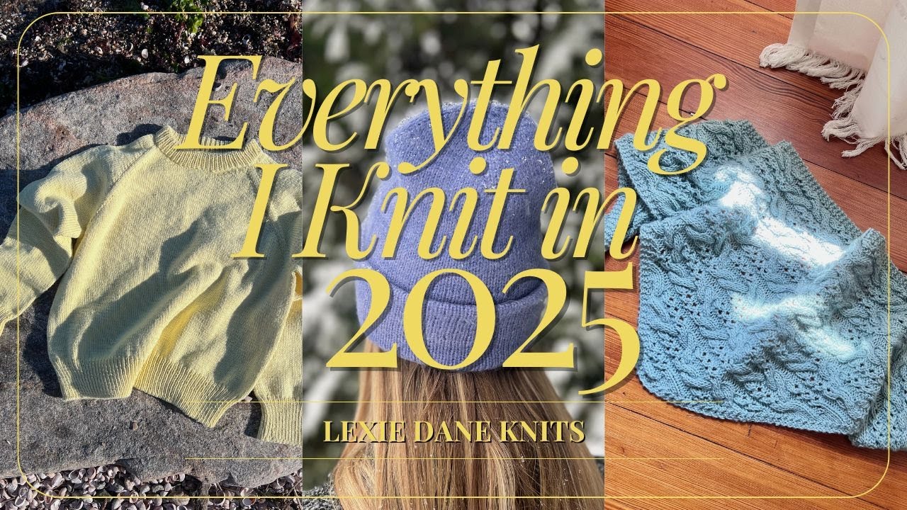 Всё, что я свяжу в 2025 году | Свитера, цветные узоры, пряжа и эволюция вязания