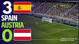 ⚽ Spain vs Austria LIVE 🔴| 2026 World Cup | Full Match Simulation (Gameplay) screenshot 3