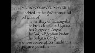 Trader Horn 1931 Le Sequence