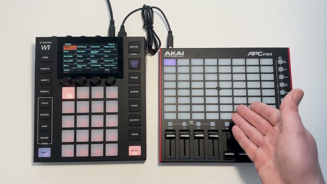 Wolfmix W1 MK2 - controllo via MIDI | Pro-Show Distribution