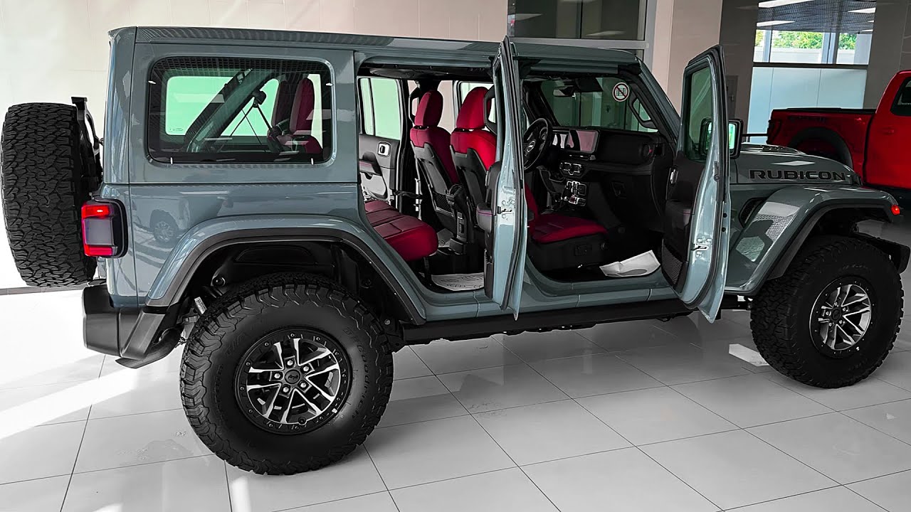 Jeep Wrangler Rubicon 2025 года — звук, внешний вид и интерьер