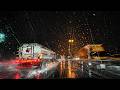 ☔️Late Night Rainy Highway Drive💤Drift into Deep Sleep😴(Real Footage, Not AI)