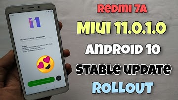 MIUI 11.0.1.0 Android 10 Stable Update Rolling Out - New Features & Gesture | Redmi 7A