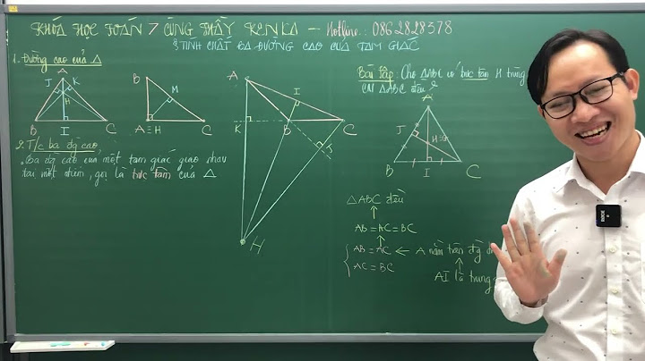 Giải toán 7 tính chất đường cao của tam giác năm 2024