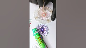 spirograph art / satisfying video #art #satisfying