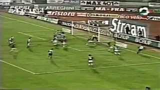 Serie A 1999-2000, day 24 Udinese - Cagliari 5-2 (Margiotta, Jorgensen, L.Oliveira, 2 Fiore, Muzzi)