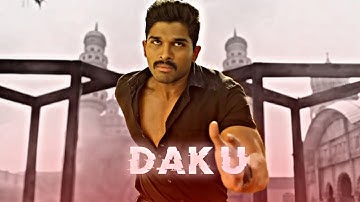 Daku x Allu Arjun Edit😈🔥 || Allu Arjun || Pooja Hegde || Dj || Inderpal moga