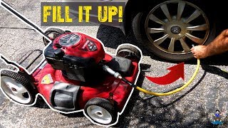 Lawn Mower Converted Into Air Compressor? Find Out!