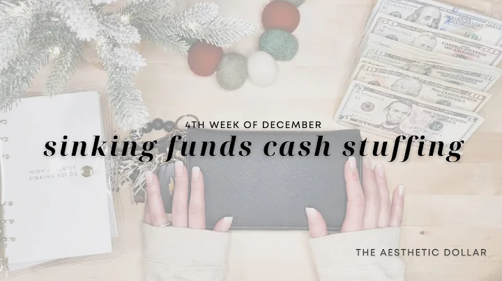 Cash Stuffing | $930 | 3rd week of December | Wallet and Sinking Funds