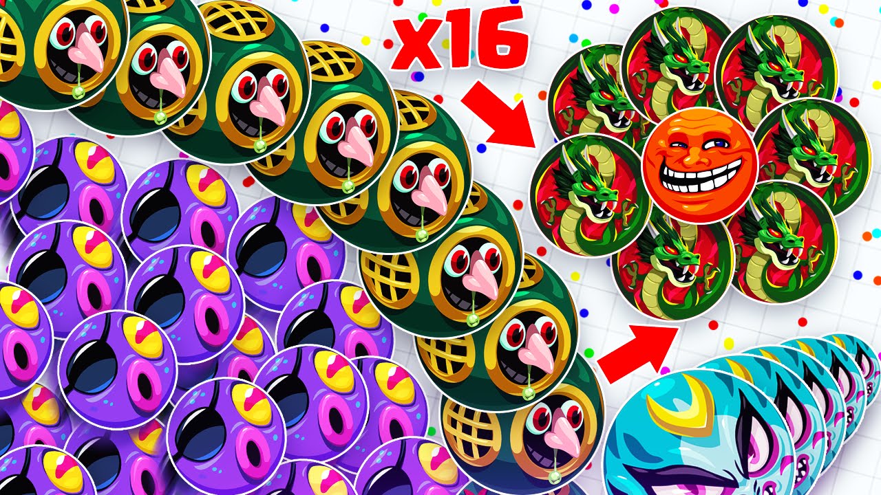INVINCIBLE AGAR.IO "16x1" LUCKY BAIT! - ULTRA TEAM DESTRUCTION // IMMORTAL UNCUT TAKEOVER!