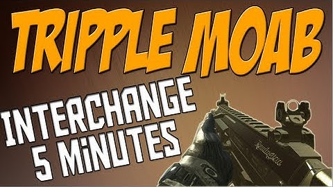 MW3: INSANE Triple MOAB On Interchange In 5 Minutes