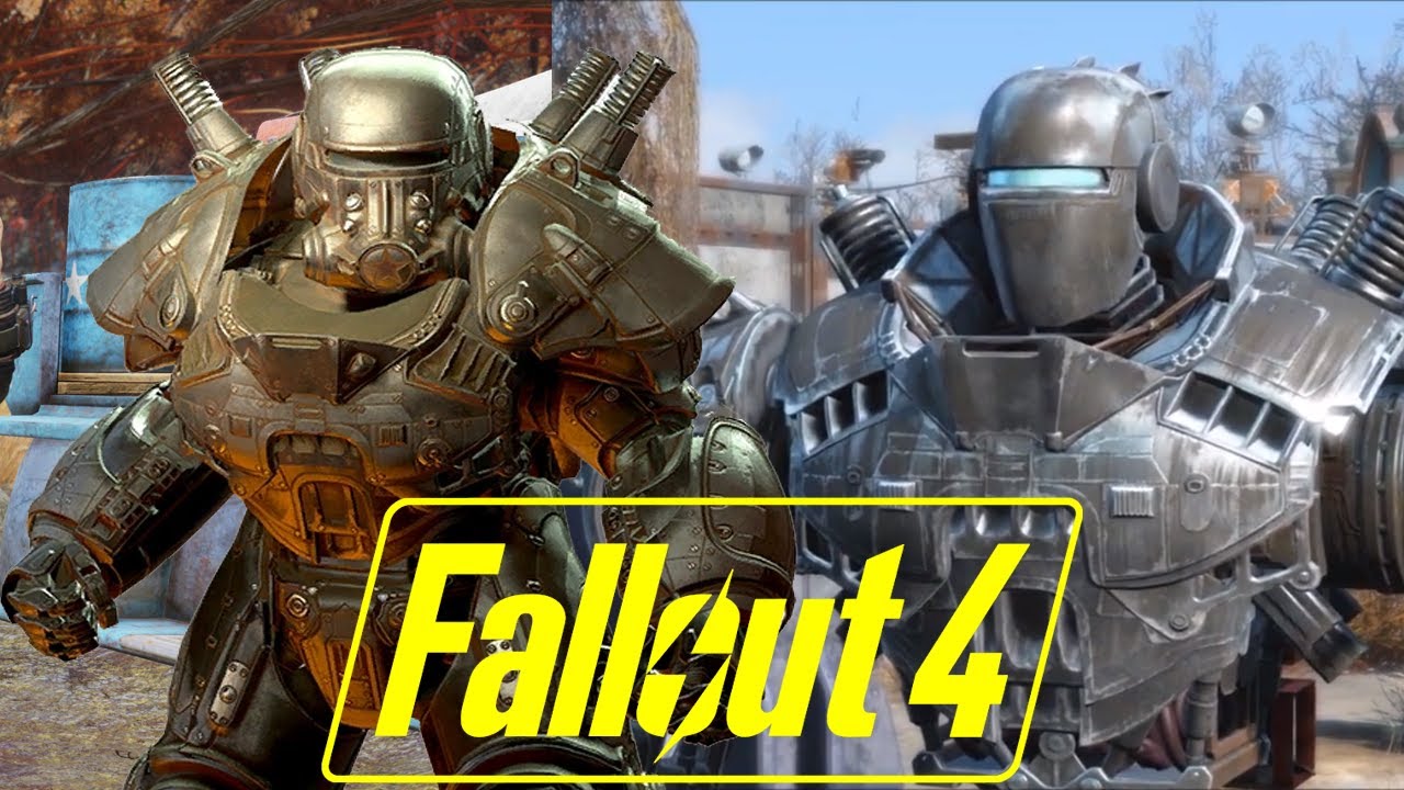 Fallout 4 Liberty Prime Mini Companion & Power Armour.