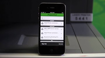 PaperCut Mobile Print Release