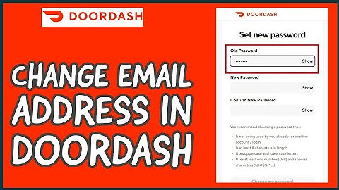 How to Change Email Address in Doordash? Edit Email Address in Doordash on PC 2024