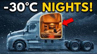 How Truck Drivers Sleep Comfortably When It's Freezing Outside