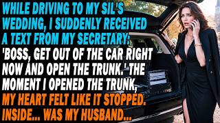 On My Way To Sil's Wedding, Got A Text: 'Open The Trunk.' I Did. Heart Stopped... It Was My Husband…