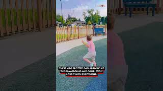 They Heard Dad Arrive, but THEN the Playground ERUPTED