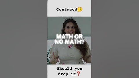 Maths or No Maths? 🤔 Confused? 💼 Commerce with Math Scope Explained! 📚 #maths  #mathematics #shorts