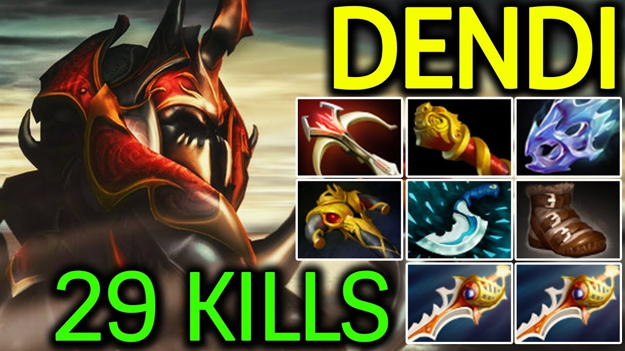 Dendi Dota 2 Nyx Assassin Style Carry With 2x Rapier