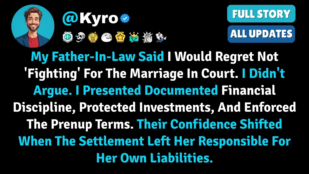 My Father-In-Law Said I Would Regret Not 'Fighting' For The Marriage In Court... - Reddit Stories