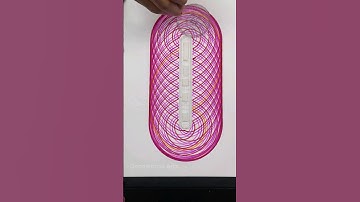 Unique Spirograph Pattern😲💕  #shorts #spirograph