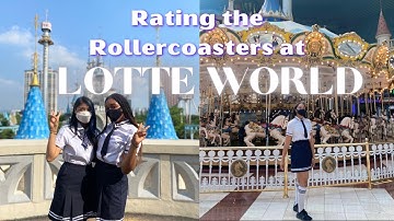 Wearing School Uniforms at LOTTE WORLD | BRIA IN KOREA