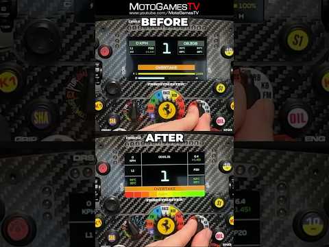 Thrustmaster SF1000 Updated Screen in F1 23 Native Mode