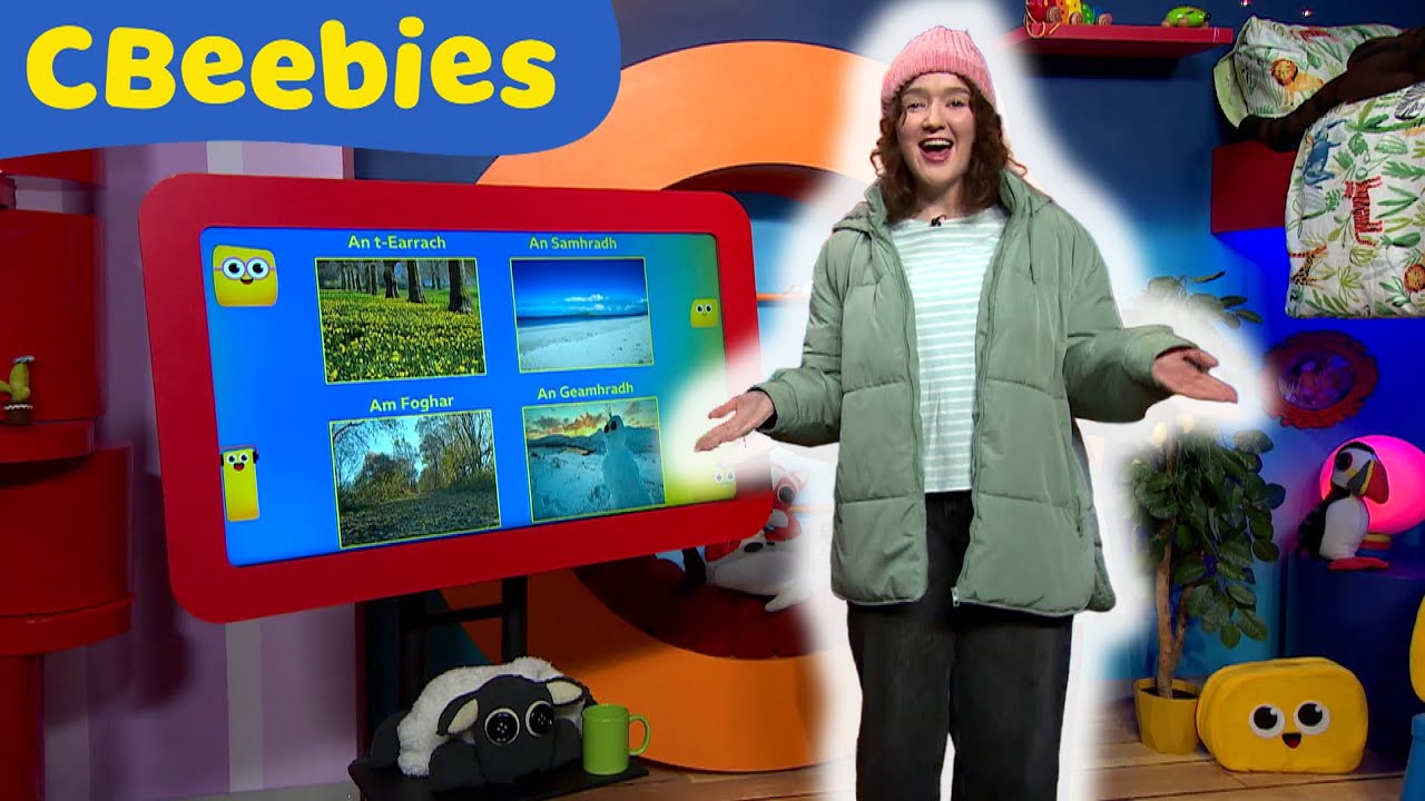 Na Ràithean Den Bhliadhna 🌱🌻🍂☃️| CBeebies ALBA | BBC ALBA