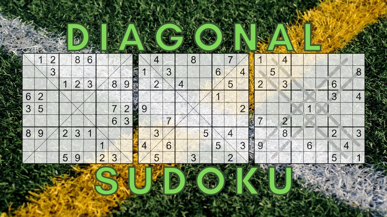 Tips & Trick Bermain Diagonal Sudoku - YouTube
